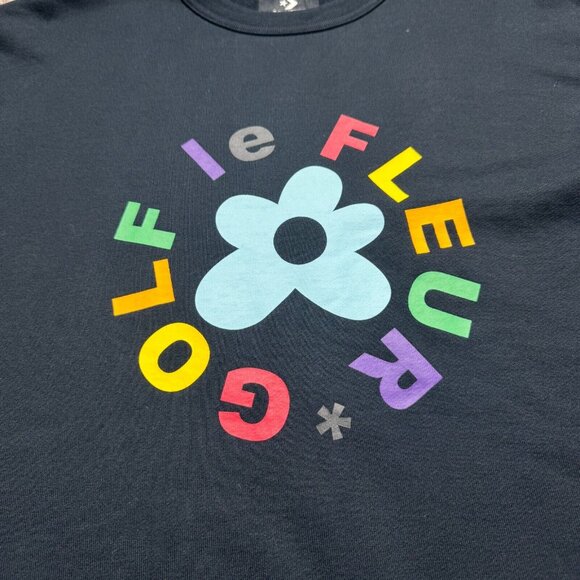 Converse x Golf Le Fleur Tyler The Creator Flower Crewneck Sweatshirt Medium - Picture 4 of 9